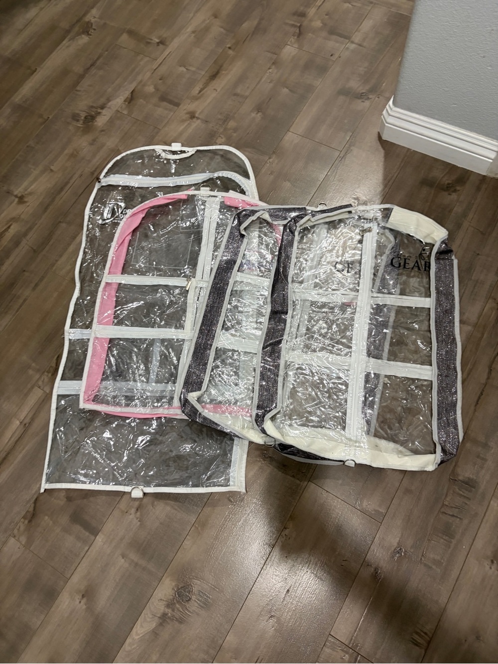Dance Comp garment bags - all 4
